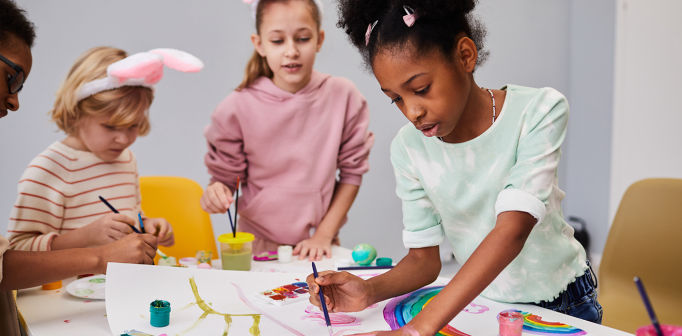 Creatief kinderfeestje